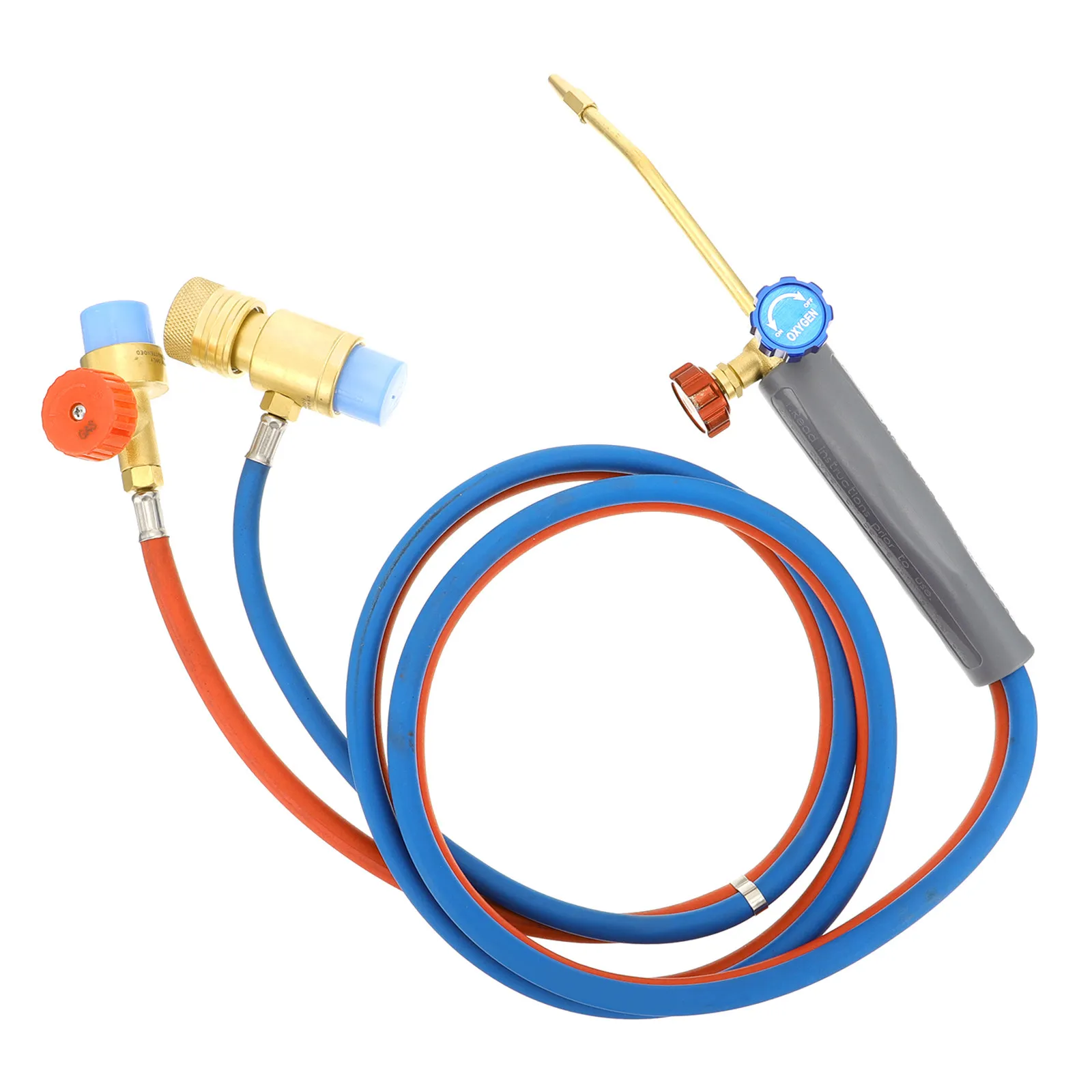 Oxygen Welding Torch Cutting Tool Works with Propane Mapp Gas Strong Flexible Hoses Lightweight Precision Torch
