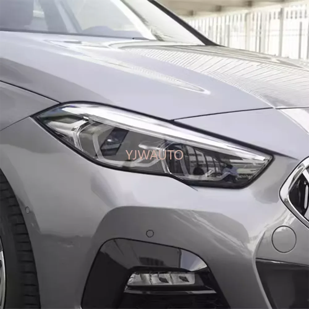 لسيارات BMW 2 Series 2023 2024 أربعة أبواب عدسة المصباح الأمامي غطاء المصابيح الأمامية للسيارة غطاء الزجاج استبدال واضح الجبهة عاكس الضوء قذيفة السيارات