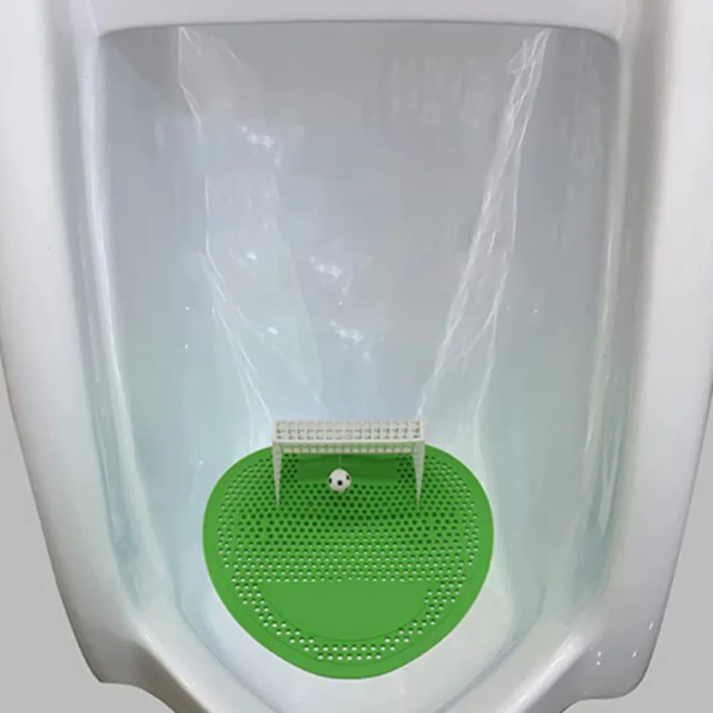 

1PCS Household Urinal Accessories Soccer Urinal Screen Funny Urinal Anti-Splash Pad Anti-Clogging Men's Toilet Mat