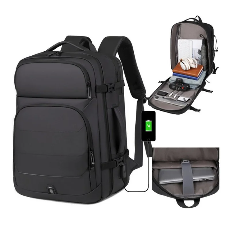 

Men's Business Backpack Expandable Waterproof Fashionable Backpack for Men Commuting Laptop Bag