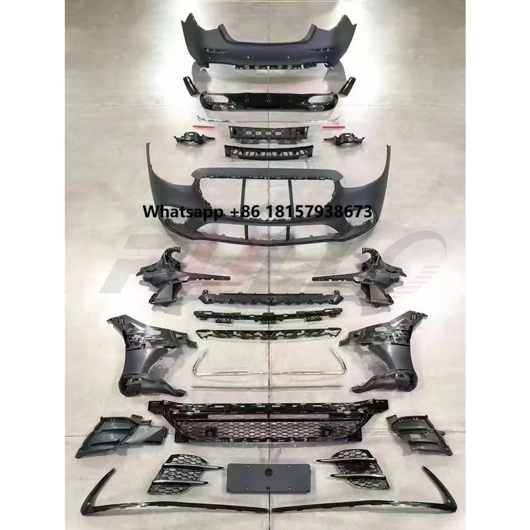 

Car Spare Parts Upgrade for Benz W223 2021+ Modified to S450 AMG Contain Bumpers Grille Rear Lip