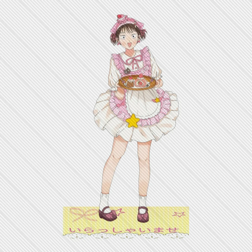 Skip and Loafer Acrylic Keychain Stand Model