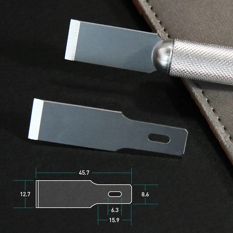 10/100PCS SK5 Steel High Hardness Carving Blades, Mobile Phone Repair Blades UV Glue Spatula Rubber Shovel Glue Knife