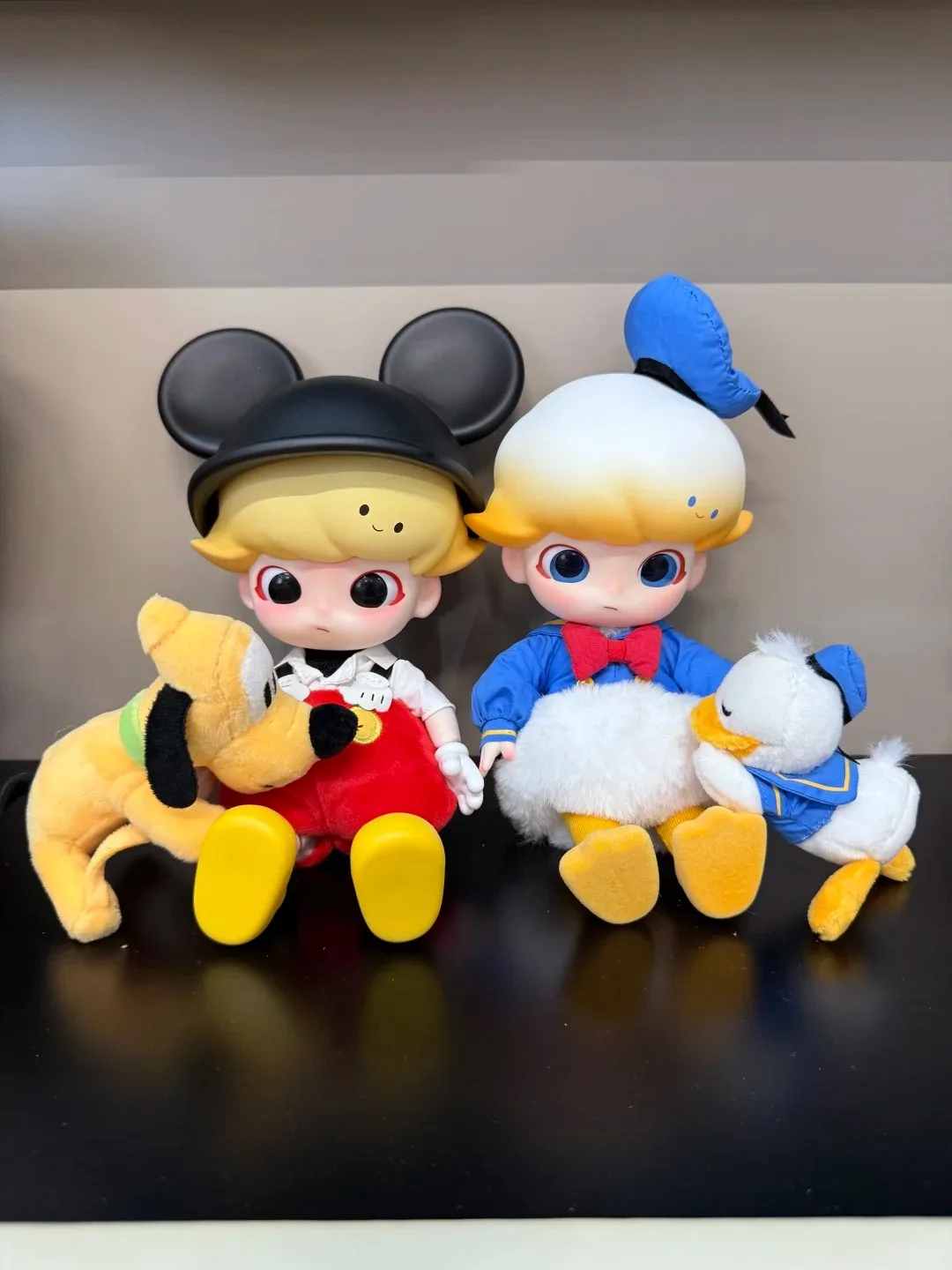 Popmart DIMOO Дональд Дак и Микки 1/8 фигурки модная слепая коробка игрушки фигурки экшн-фигурка коллекция Heartbeat