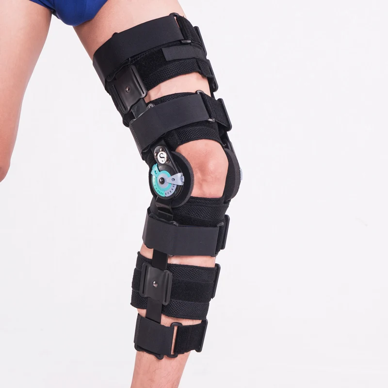 Thigh super ankle knee joint foot fixation lower limb leg orthopedic orthosis support brace