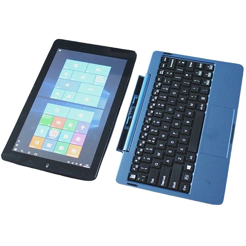 64-битный планшетный ПК 2в1 10,1 дюйма с Windows 10 и клавиатурой, 4 ГБ DDR, 32 ГБ ПЗУ, 1280 x 800 IPS, четырехъядерный процессор Intel Atom x5-Z8300, двойной камер