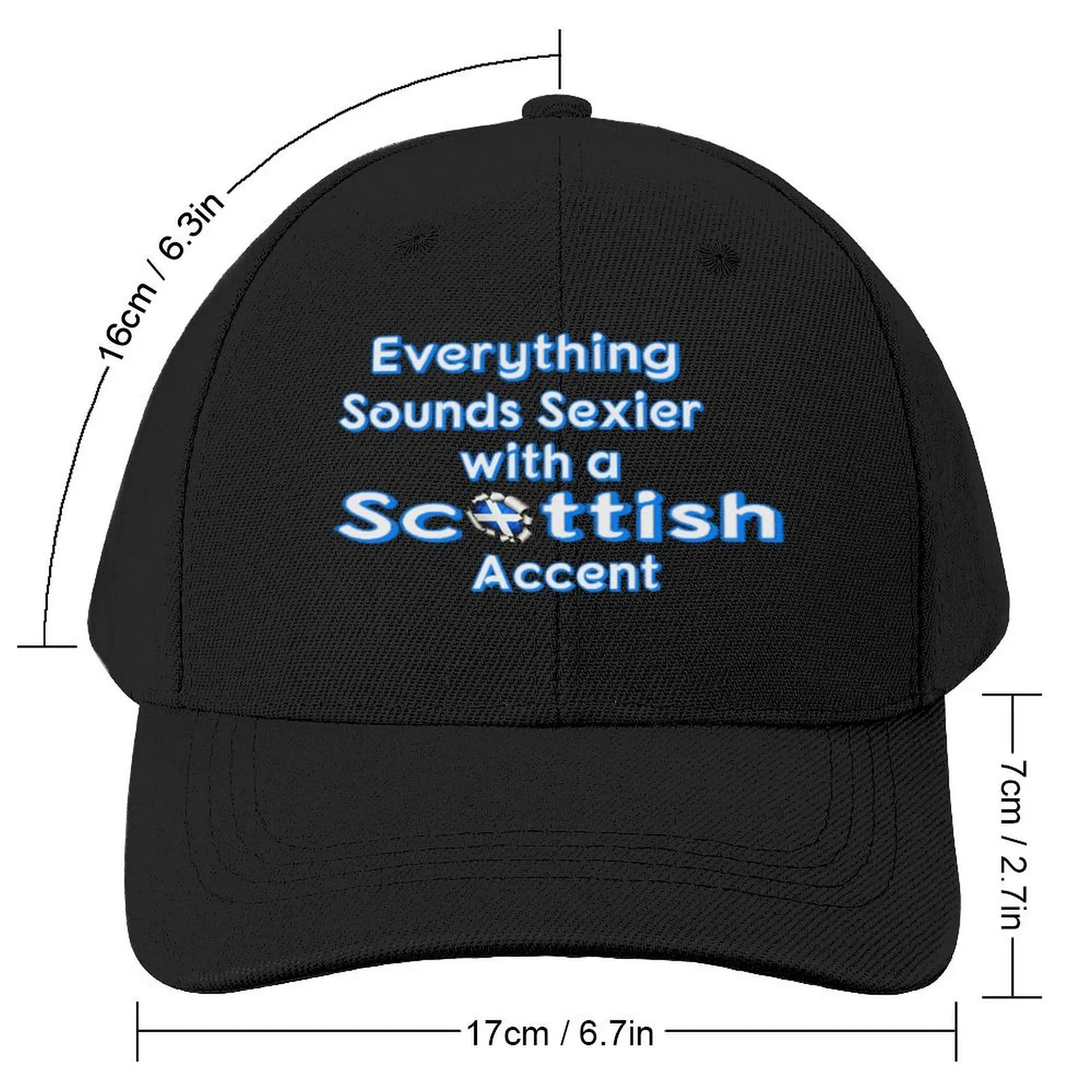 Funny Sexy Scottish Accent Baseball Cap Sports Cap cute Trucker Hats For Men Women's