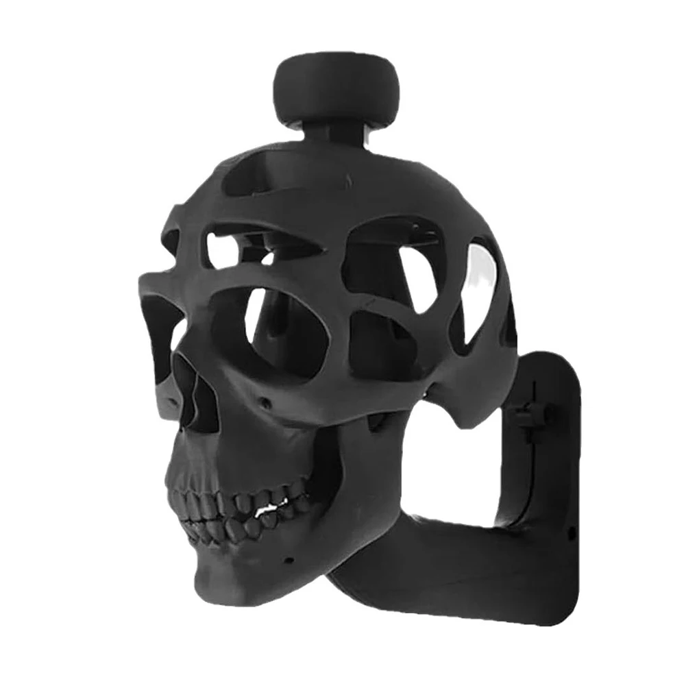 3D Skull Helmet Display Package Helmet Storage Display Rack Motorcycle Helmet Holder Motorcyclist Helmet Organizer Wall Decor