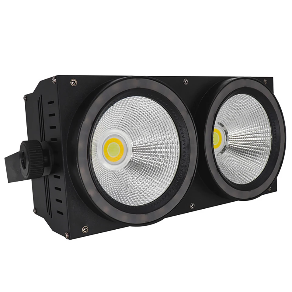 Imagem -04 - Luz Led de Alta Potência Olhos 200w Cob 50w Rgb 2em Dmx Efeito de Palco Blinder Legal Quente Branco dj Lâmpada de Iluminação Novo