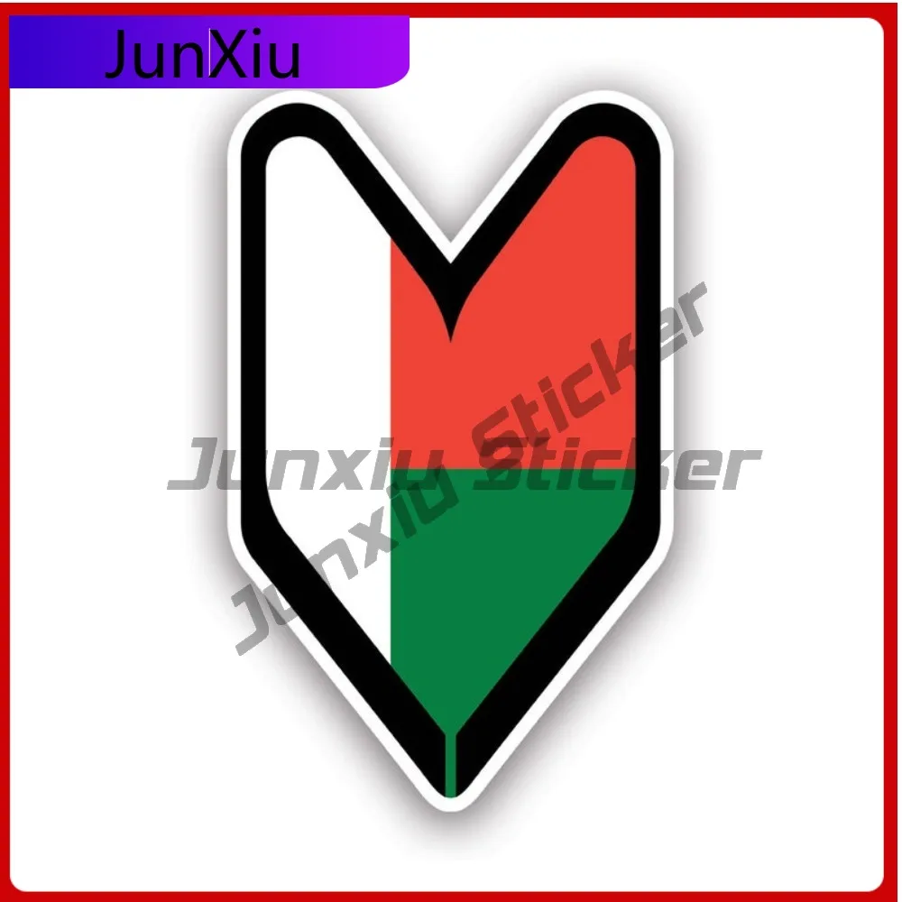 

Malagasy Driver Badge Stickerwaterproof Outdoor Decalswakaba Cute Laptop Waterproof Vinyl Decal For Car Bumpers Decor Protection