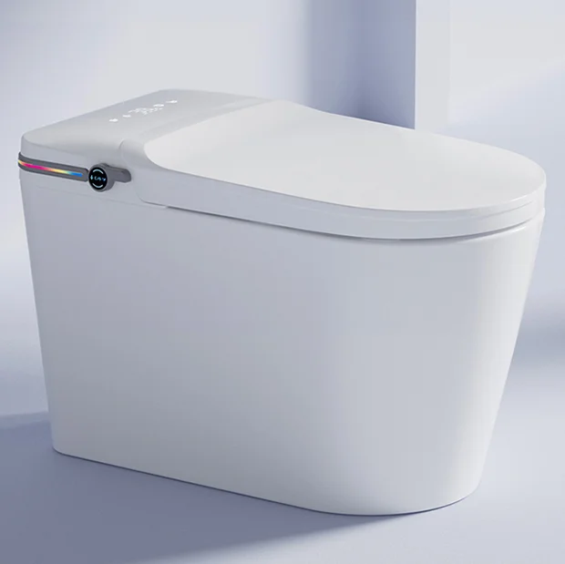 

Intelligent Fully Automatic Electric Toilet Remote Control Constant Temperature Instant Hot Bubble Voice Water S-Trap P-Trap