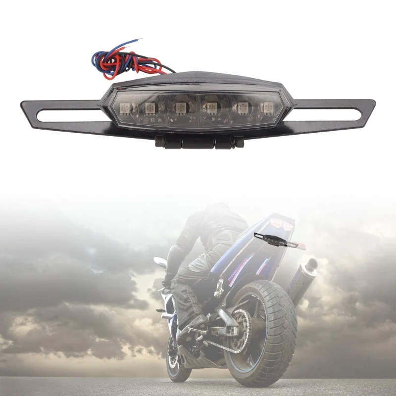 Flashing Turn Signals Motorcycle Brake Light for Increased Nighttime Visibility