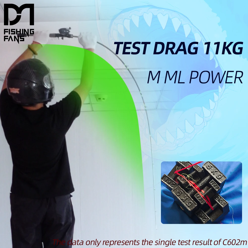 

FISHINGFANS Spinning Casting High Carbon Material M ML Bass lure 7-25g 10-30g Fishing Rod