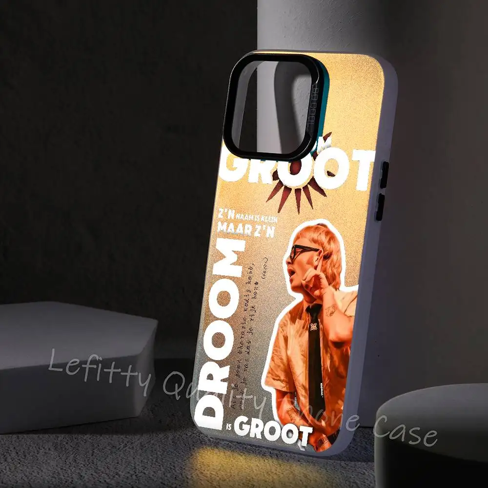 

I Love J-Joost Kleins Singer Phone Case For IPhone 16 15 14 13 12 11 Pro Max Matte Aurora Multicolor Laser Gradient Funda