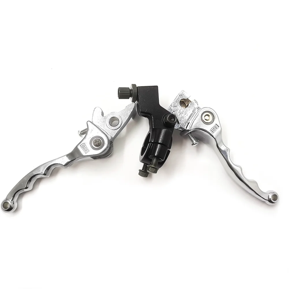 BSE Silver Aluminum Folding Clutch lever Brake Lever For To CRF KLX BSE Xmotos Kayo Pit BikeDirt Bike Parts