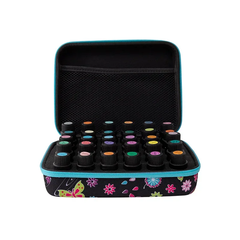 Essential Oil Case for DoTERRA 30 Slots 5ML 10ML 15ML Essential Oil Storage Organizer Travel Aromatherapy Storage Carrying Case