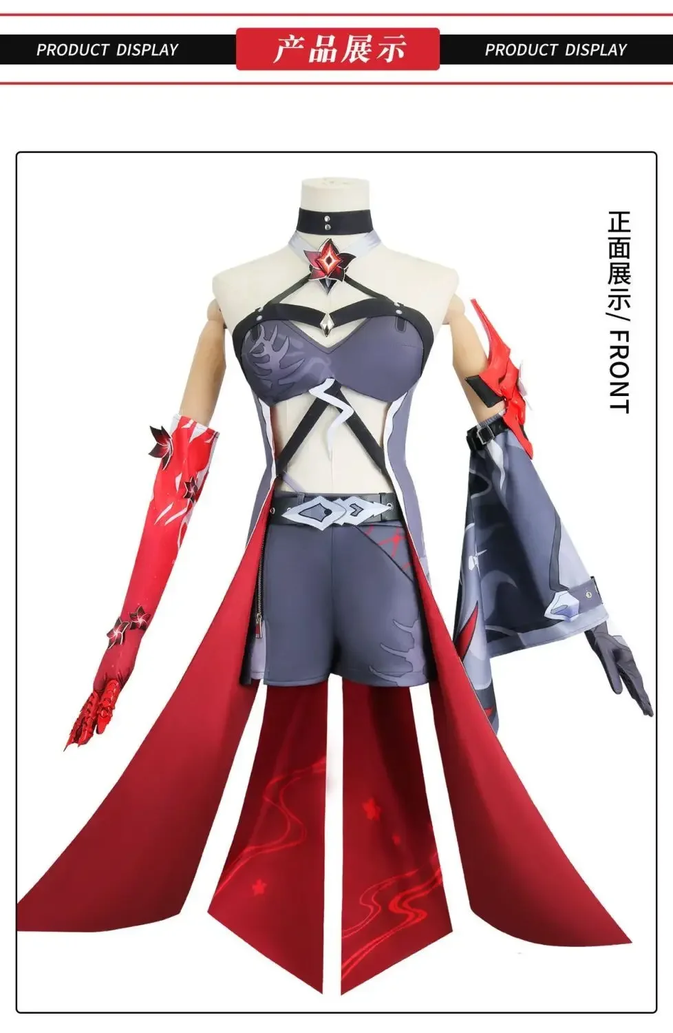 Costume de cosplay Acheron Suits Game Honkai: Star Rail, version cheveux blancs, pour Halloween et spectacles sur scène