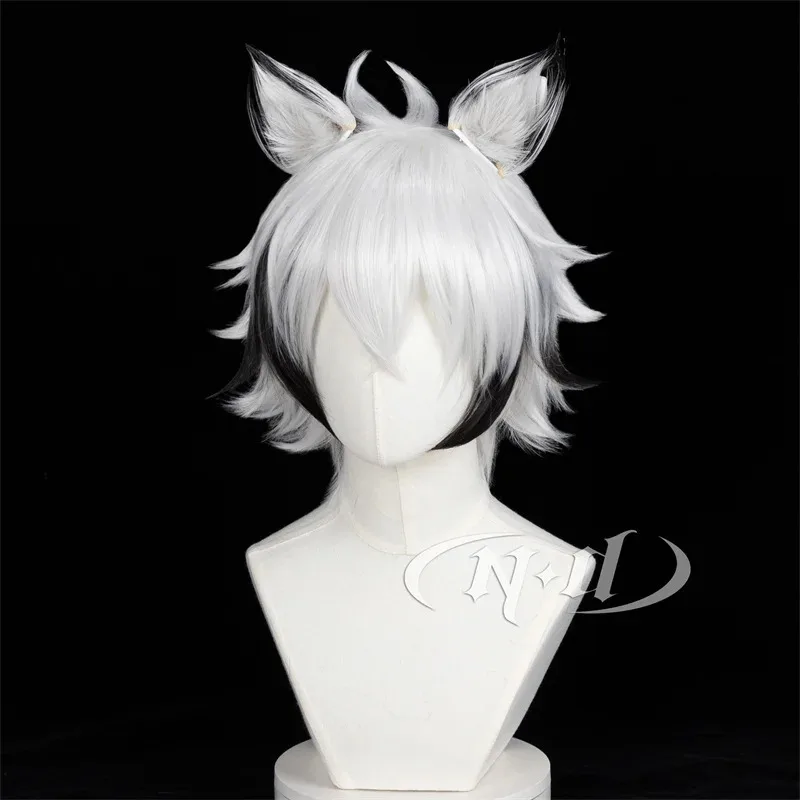 DY2025ND Von Lycaon Cosplay Wigs Game Zenless Zone Zero ZZZ Cosplay Hair Wigs for Comic Con Coser Halloween Party Synthetic Kane