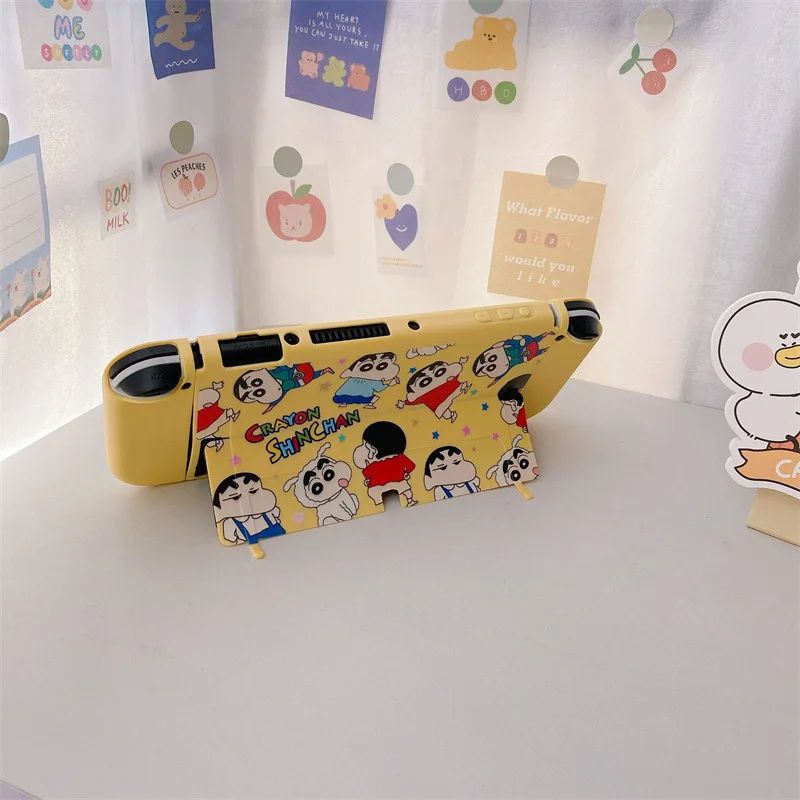 クレヨンしんちゃん漫画スイッチケースニンテンドースイッチ Ns OLED アニメ保護ソフトカバー Joy-Con コントローラアクセサリーギフト