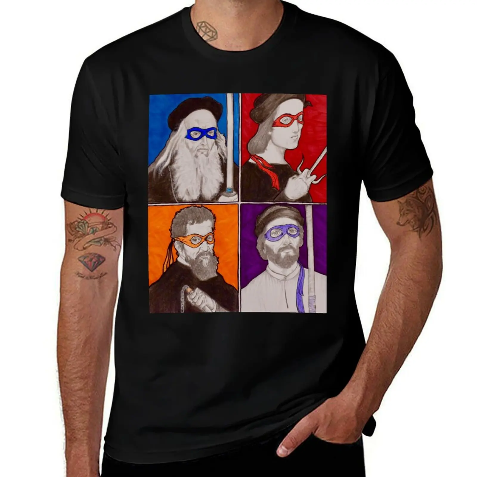 

TMNT T-Shirt man tshirt t shirts for man cotton