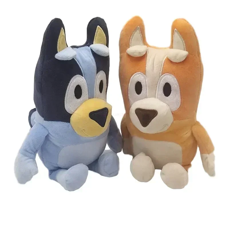 Brinquedos de pelúcia família bluey para crianças, bonito simulação Pet, Dog, Patrol Bingo, irmã, Kawai, boneca de brinquedo infantil, presente de