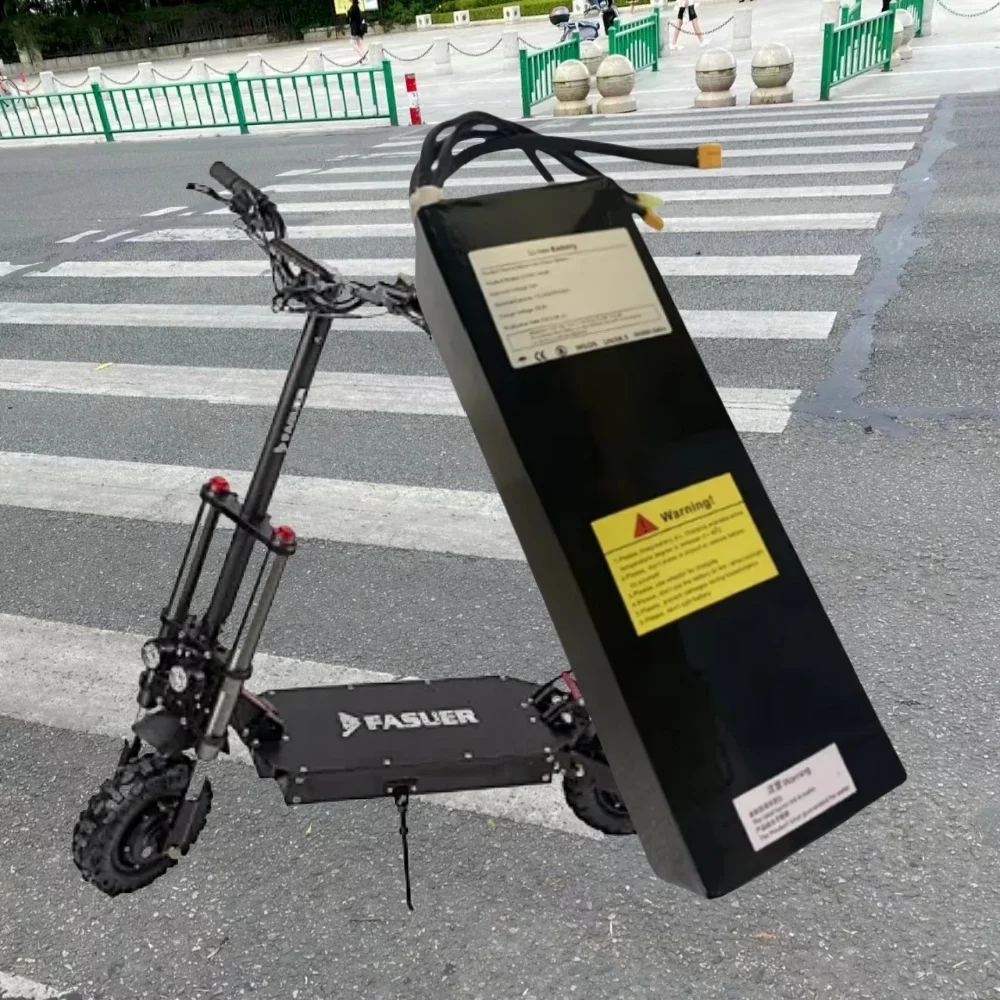 14S4P 52V 19200mAh 21700 Lithium Battery Pack  19.2A Dual Port Fast Charging ,Suitable for Dual Drive Scooters Batteries