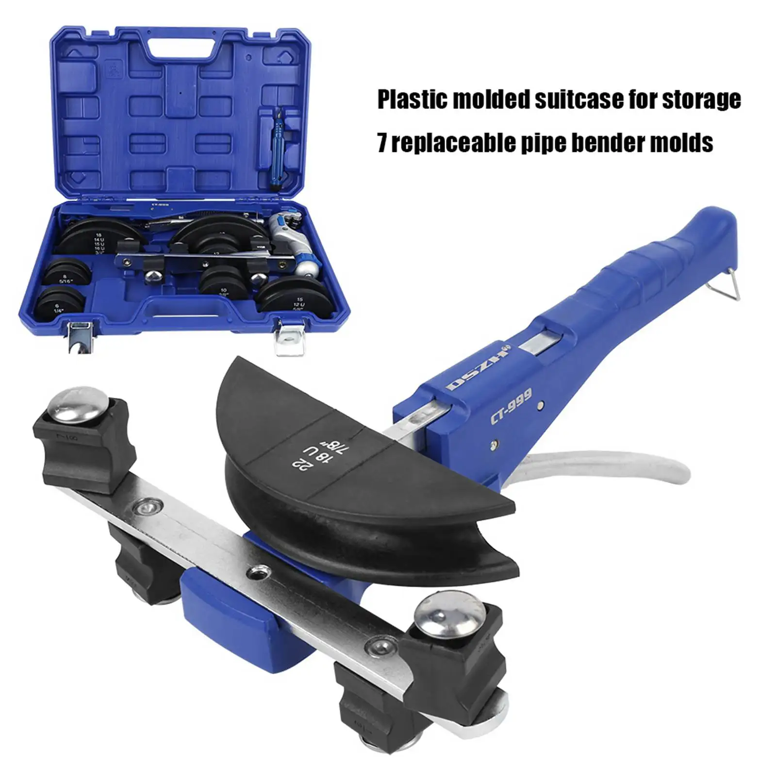 DSZH CT‑ Bending Machine Pipe Cutter Mechanical Ratchet Bow‑Type with  Wheel 6‑22mm Pipe Bender Bending Machine