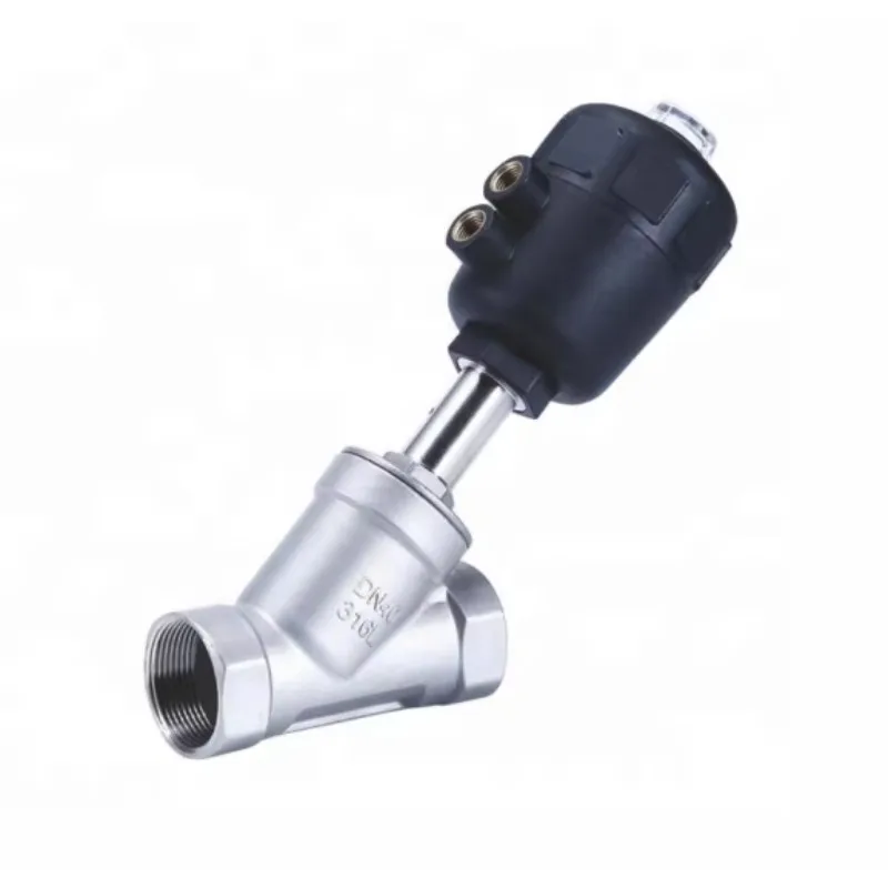 

Customizable 304 stainless steel angle seat valve high temperature pneumatic control valve