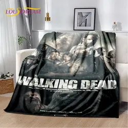 The Walking Dead Horror Soft Plush coperta, coperta di flanella coperta per soggiorno camera da letto divano Picnic Cover Bettdecke