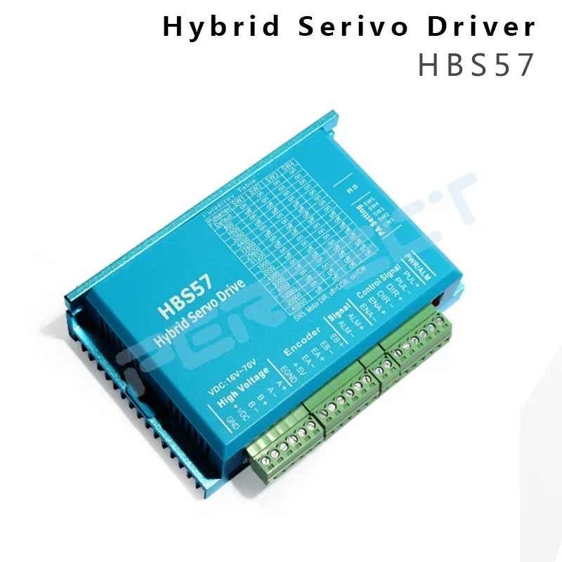 محرك متدرج مؤازر بحلقة مغلقة Nema 23 3N.m 57 Hybrid 2-Phase 132mm المعدات الكهربائية 57HSE3N + HBS57 سائق بالجملة