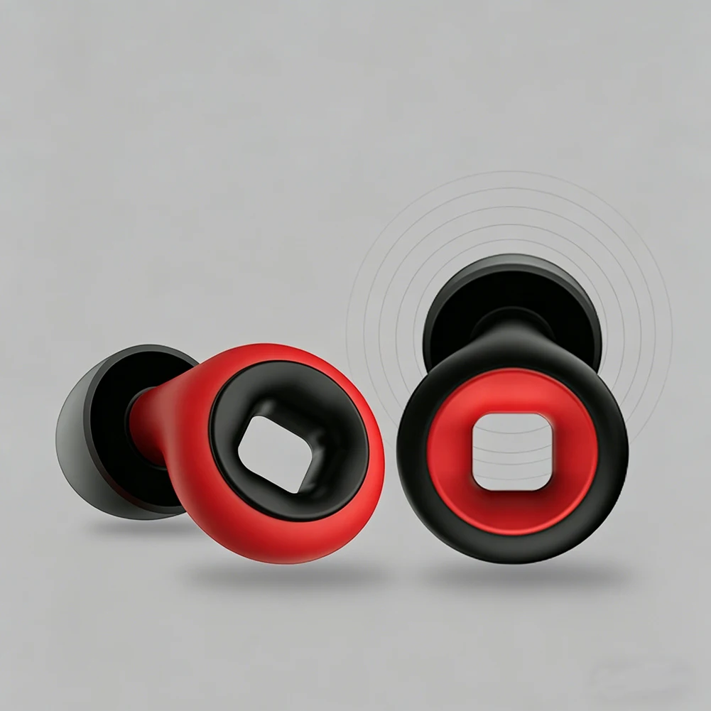 Ear Plugs for Sleeping, 25dB Noise Reduction Reusable Soft Silicone Earplugs for Snoring, Side Sleepers, Concerts, Travel, Work