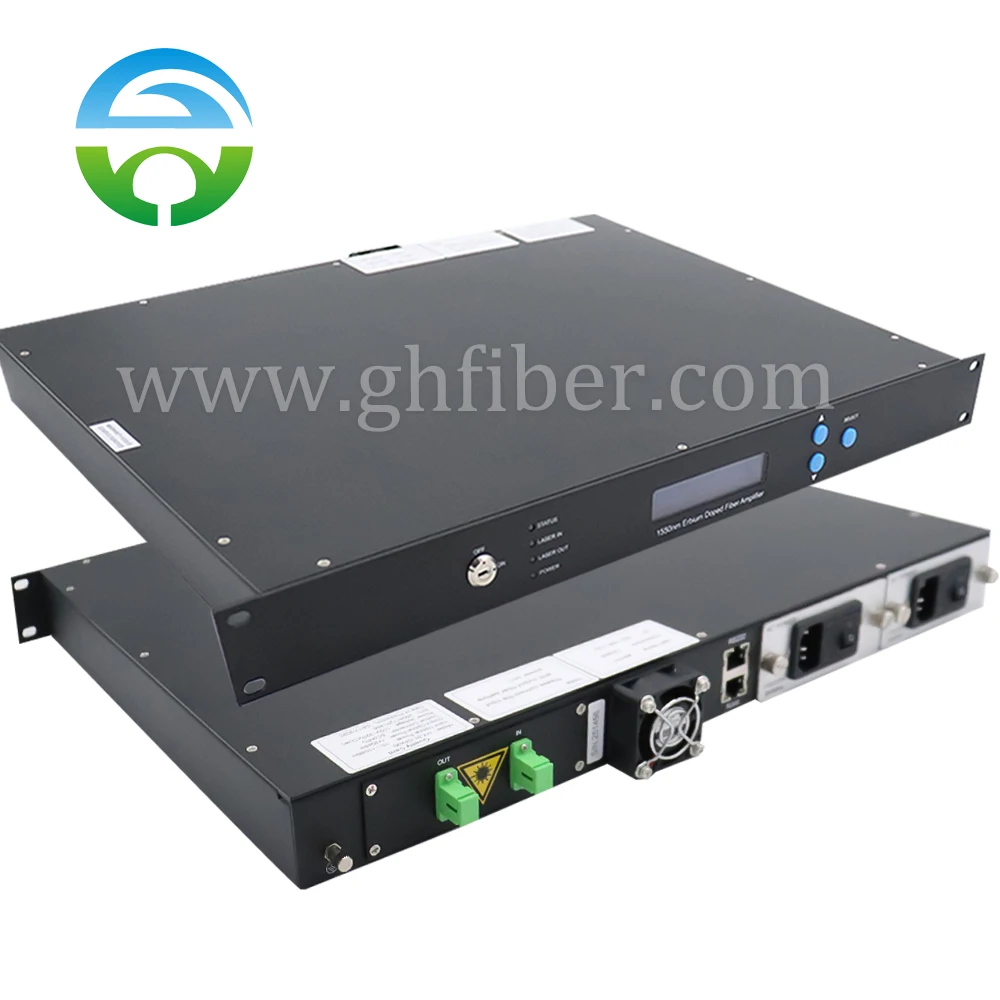 High Sensitivity Low Input EDFA Fiber Optical Amplifier FTTH CATV Long Haul Fiber Optic Transmission Equipment