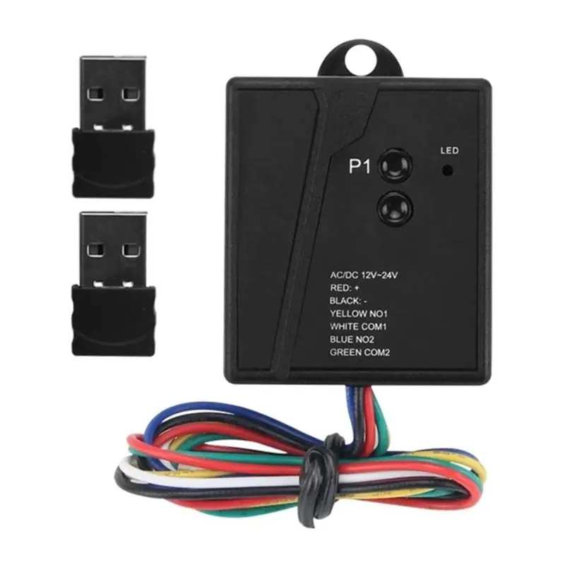 

Remote Control Gate Receiver Car Wireless Transmitter USB Sensor 2.4G Bluetooth 2 Channels Door Receiver AC/DC 12-24V
