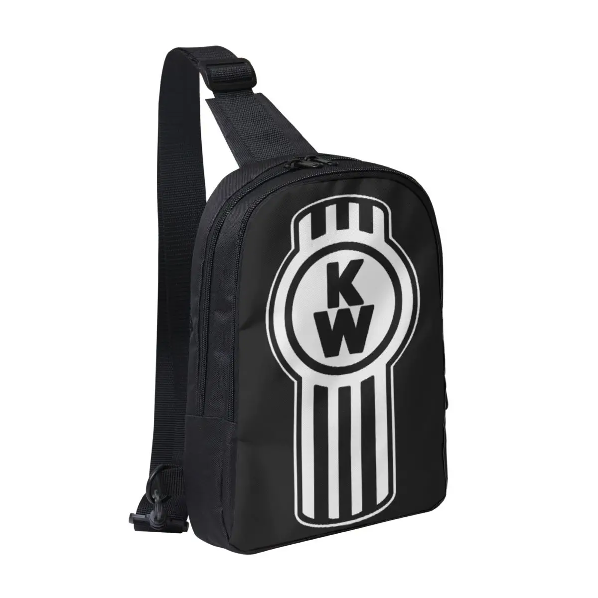 

Kenworth Truck Logo Chest Bag Men Sling Crossbody Backpack Chest Bag Traveling Hiking Daypack Shoulder Bag