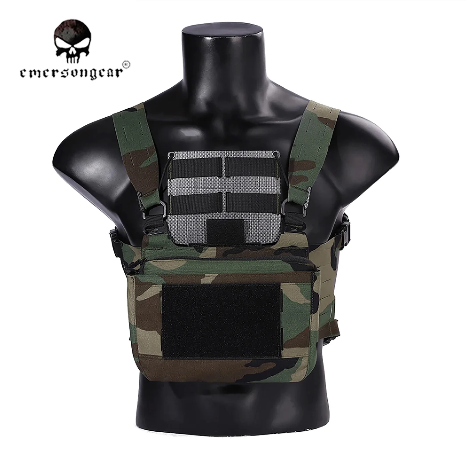 Emersongeargear Tactical FRO Style Chest Rig Set FRO Style Magazine Pouch Mag Bag Hunting  Hunting Hiking Panel Sport