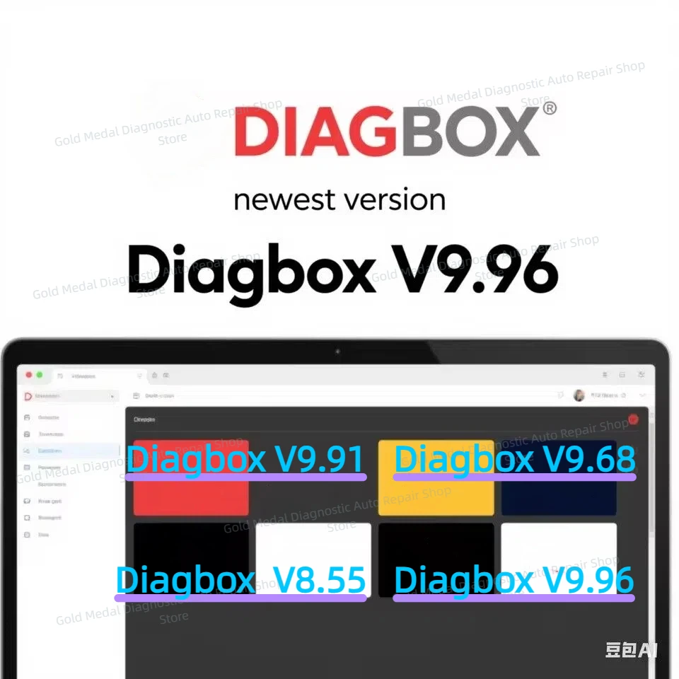 Accesorios para Herramientas de Diagnóstico de Automóviles - Software Diagbox V9.96 V9.91 V9.68 V8.55