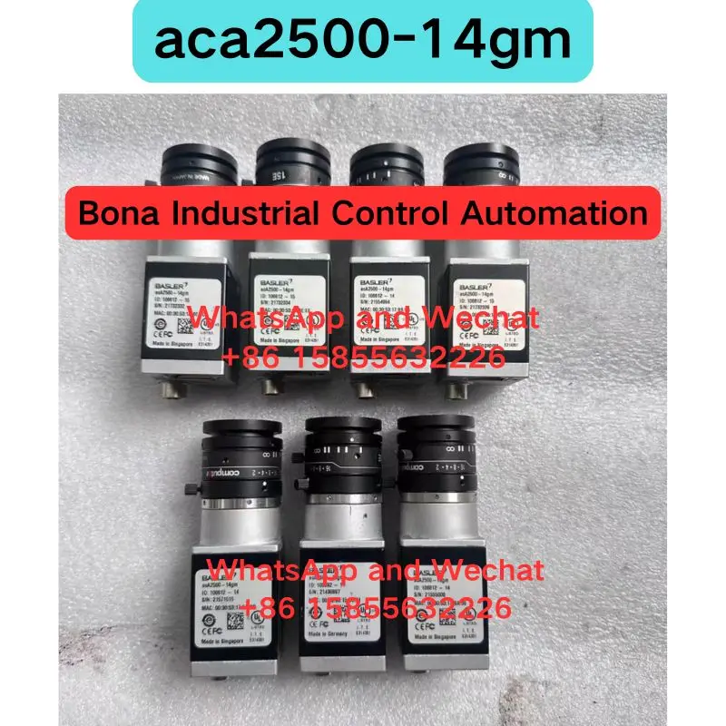 Used Industrial camera aca2500-14gm Functional test OK