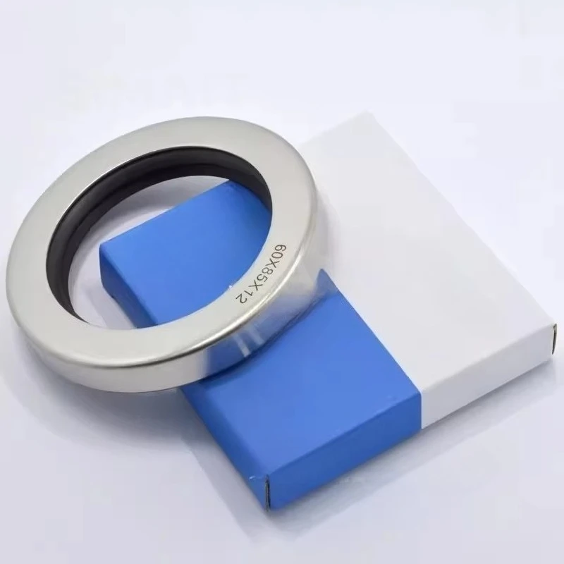 1pcs Stainless Steel Double Lip PTFE Oil Seal | High-Speed Corrosion-Resistant Shaft Seal 60x65mm