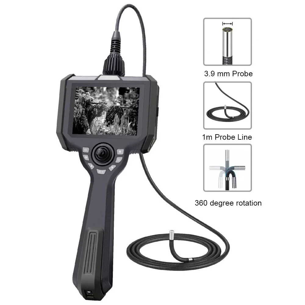 VSNDT WS-G  3.9mm 1m portable industrial endoscope, Endoscope pipe inspection camera, High Definition hd camera