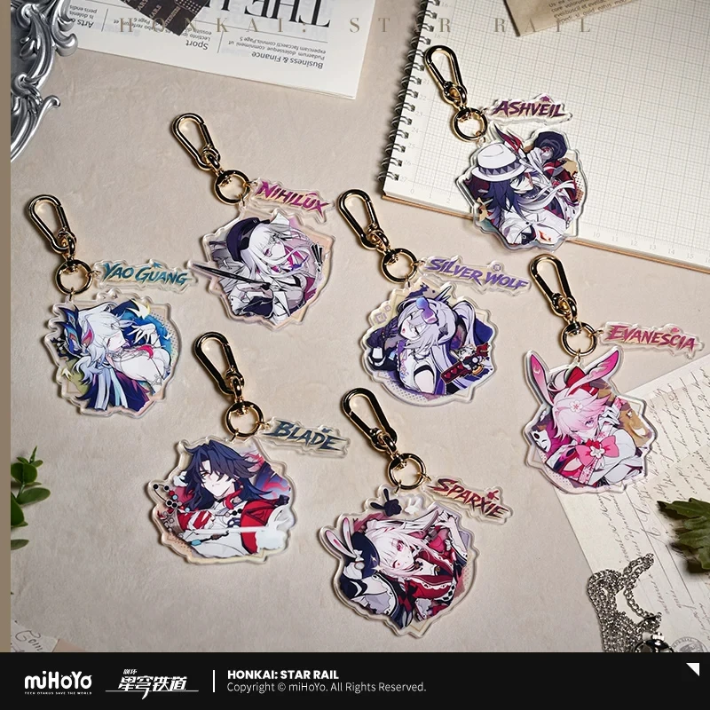 [Pre-order] Official miHoYo/Honkai: StarRail Licensed “Aha Across the Universe” Series Game Merchandise Acrylic Keychain Gift