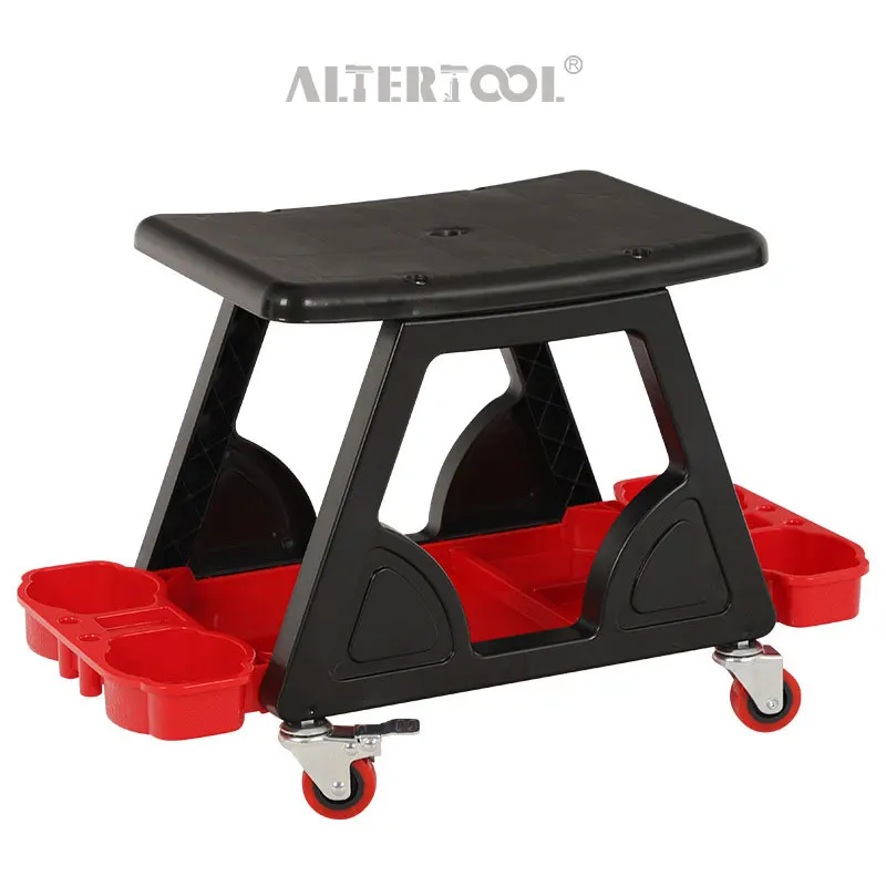 Altertool Car Creeper Polishing Work Stool Mobile Construction Stool Storage Car Wash Repair Stool