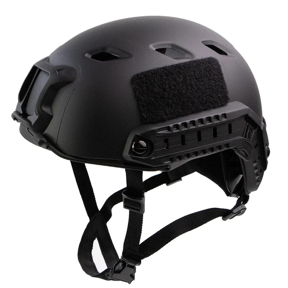 NONE Schneller taktischer Helm, verstellbarer Knopf, verdicktes ABS, Outdoor-Luftpistolen-Schießen, CS-Schutzausrüstung, geeignete Kopfgröße 55–60 cm 8
