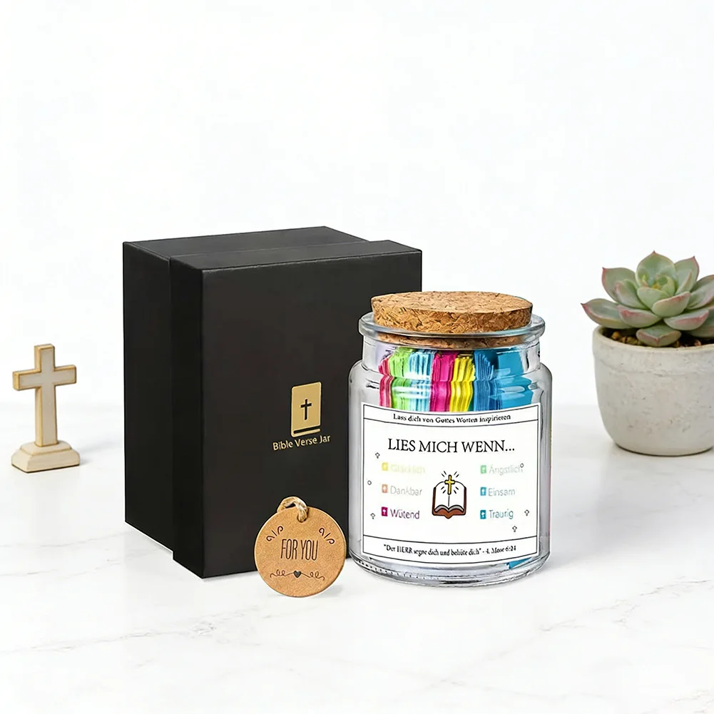 Bible Verse Bottle Scripture Prayer Jar Holiday Present