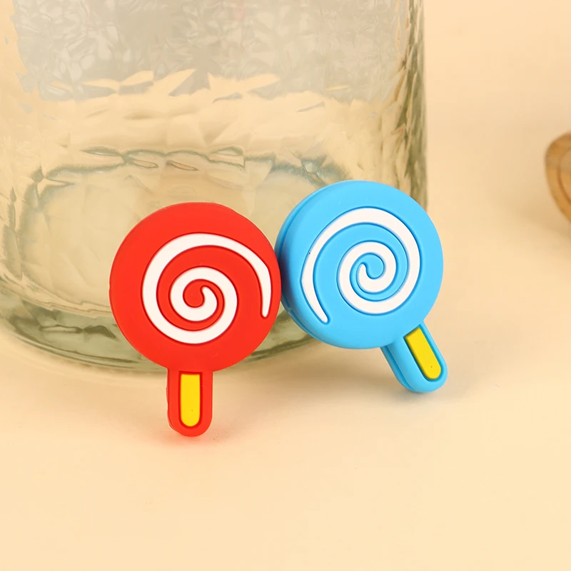 

Cartoon Lolly Shape Tennis Racket Shockproof Absorber Silicone Shock Absorption Tennis Racket Shock Pad Anti-Vibration Dampeners