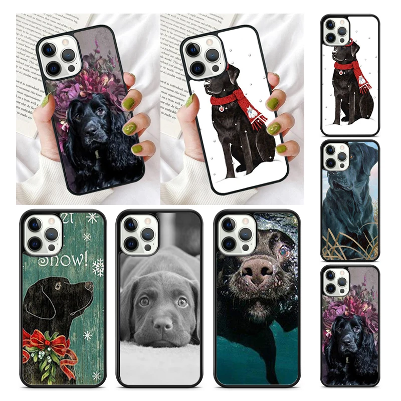 Labrador Retriever Golden Dog Phone Case for iPhone 16 15 SE2020 13 11 12 Mini Pro Max Max 6 7 8 Plus  coque fundas Shell