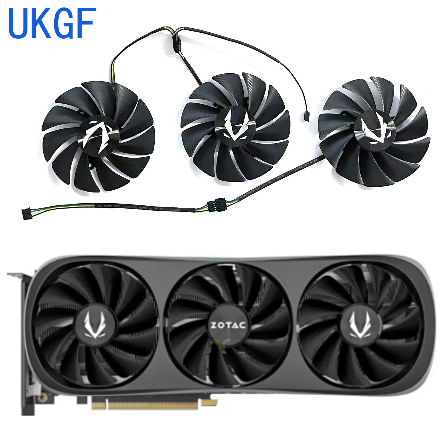 

Brand new 88MM 4PIN GA92S2U RTX4070 4070TI GPU fan for ZOTAC GeForce RTX4070 4070ti AMP AIRO graphics card