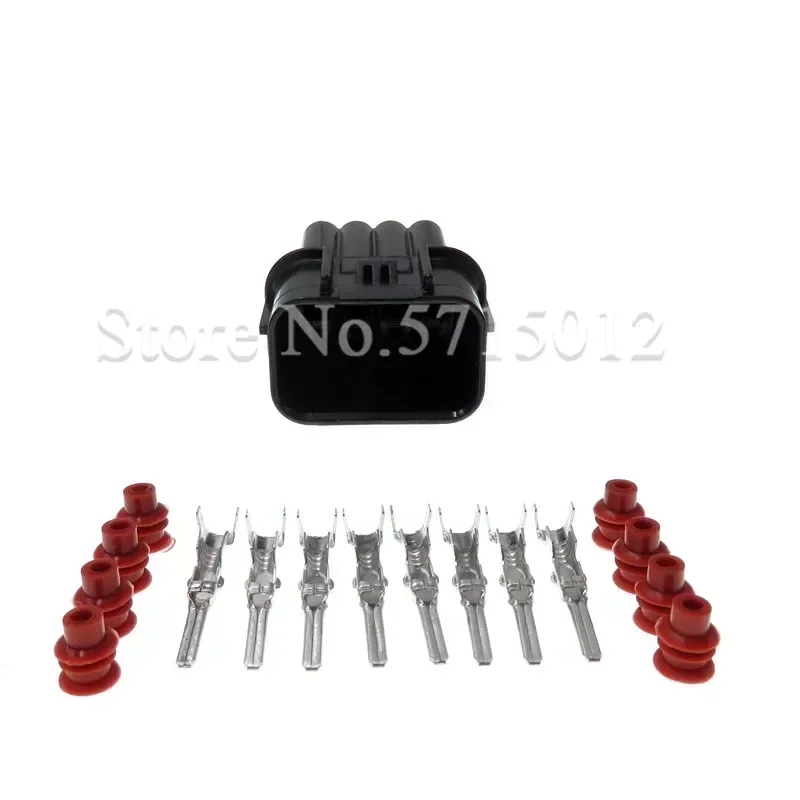 8 Hole 6181-6850 LED Headlight Speaker Socket Male Waterproof Connector For Honda Civic Odyssey XRV VEZEL