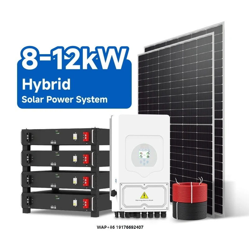 DEYE 8kW Hybrid Solar Energy System for Home Complete Set 8000w Three Phase Home Energy Storage Kit Price