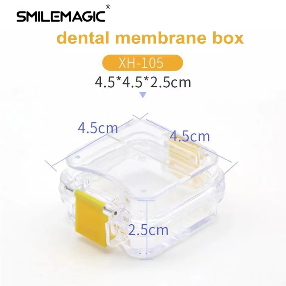 Small Crown Box Dental Membrane Box Plastic Teeth Tool Material Inside Denture Storage Box Fake Teeth Protect Container