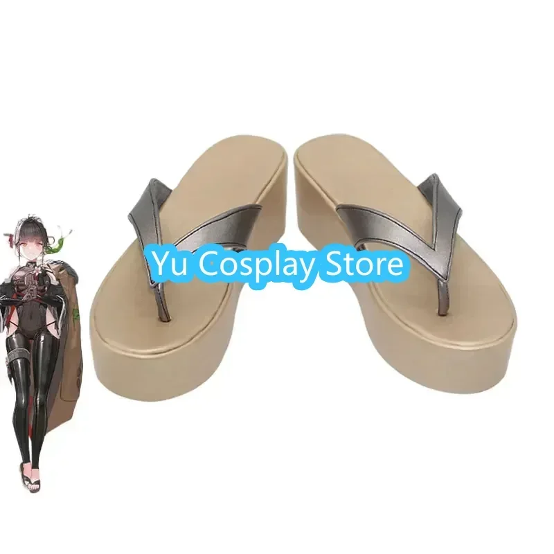 NIKKE The Goddess of Victory Sakural Cosplay Shoes Slippers PU Leather Shoes Cosplay Prop Halloween Carnival Boots Custom Made